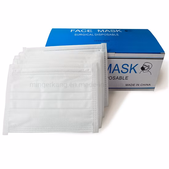 Médecin chirurgien hôpital chirurgical de protection de la sécurité de la bouche d'examen dentaire non tissé 3ply FR14683 papier masque jetable pour enfants avec contour contour d'oreille